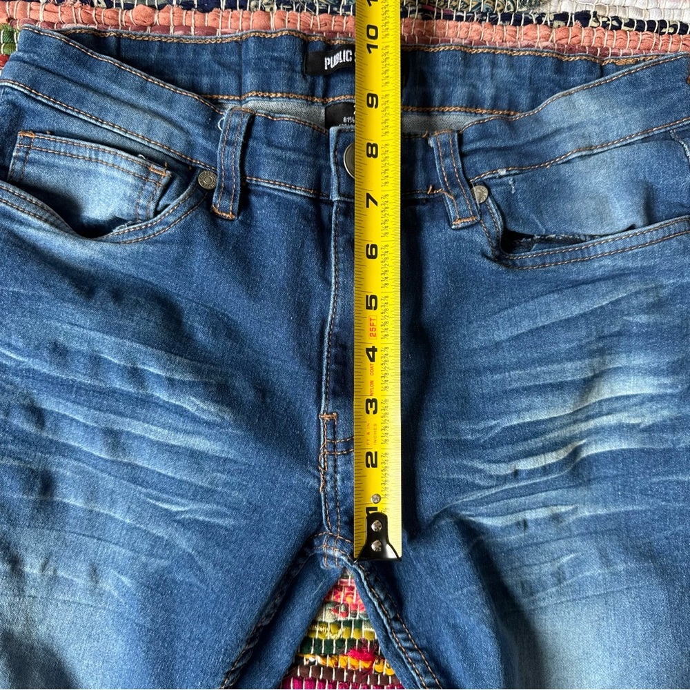 Public Supply CO‎ Blue Skinny Jeans Size 29 - Picture 8 of 9